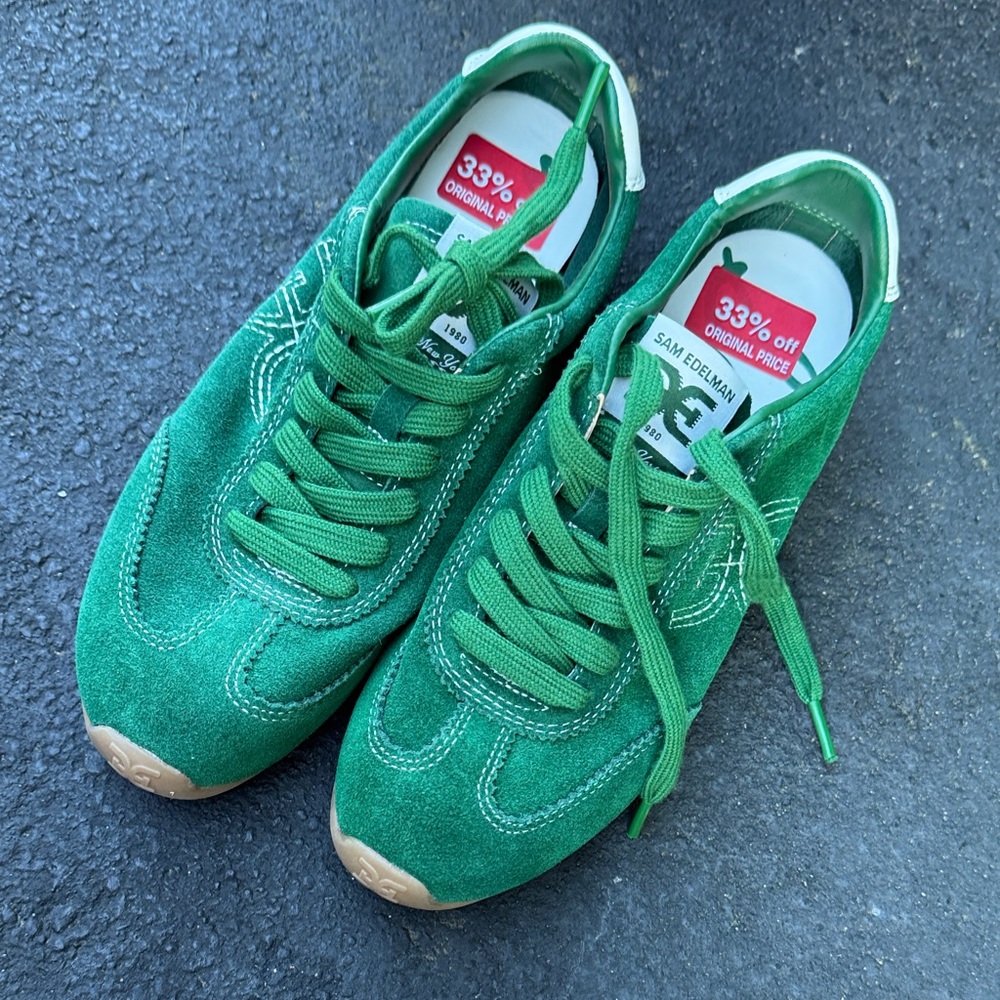 Sam Edelman Green Sneakers
